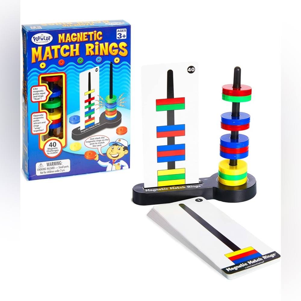Popular Playthings Magnetic Match Rings